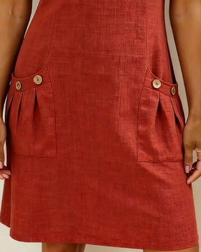 UrbanBreeze Zip – Everyday Cotton-Line Dress