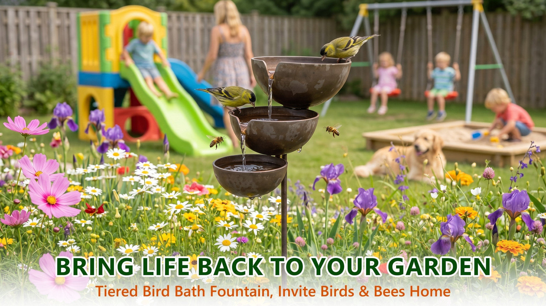 RainHaven – Rain Catcher Bird Bath