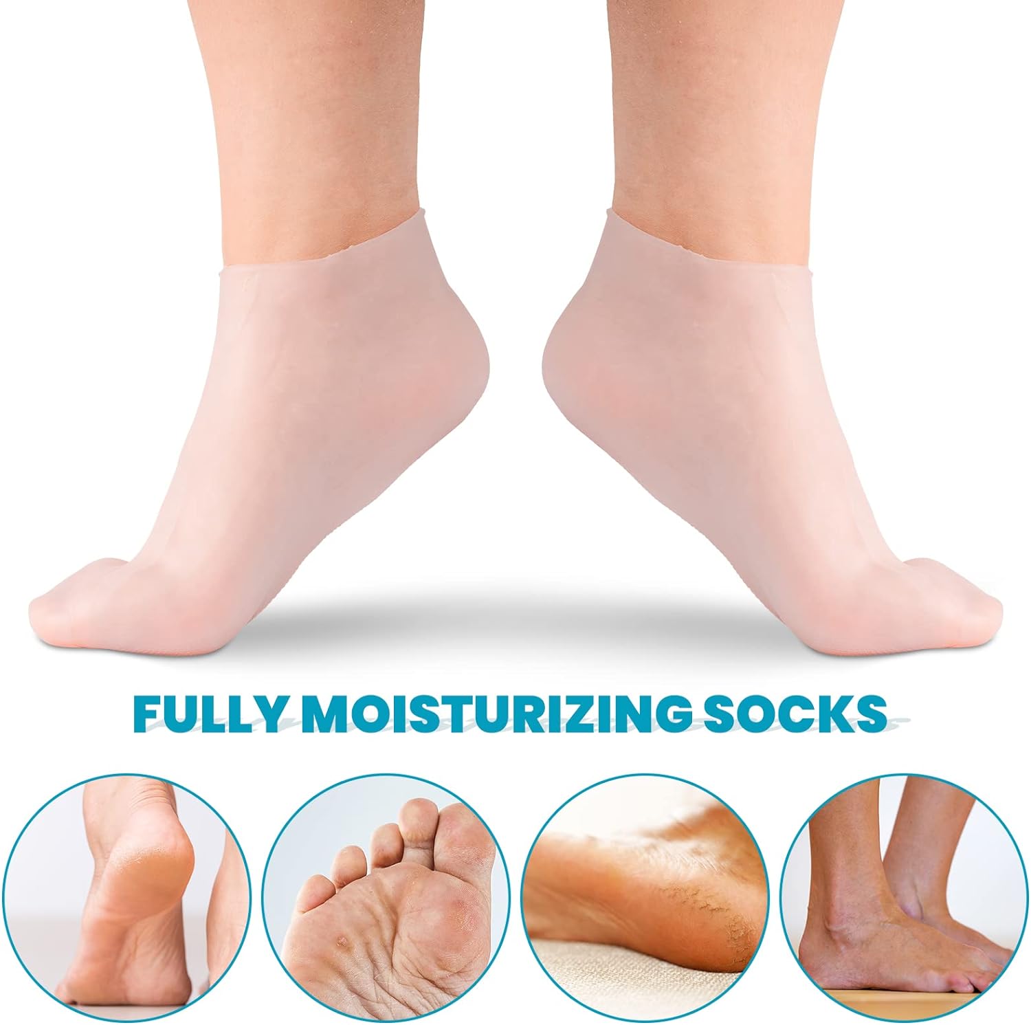 VelvetHeel Socks – Smooth Skin Foot Care