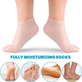 VelvetHeel Socks – Smooth Skin Foot Care
