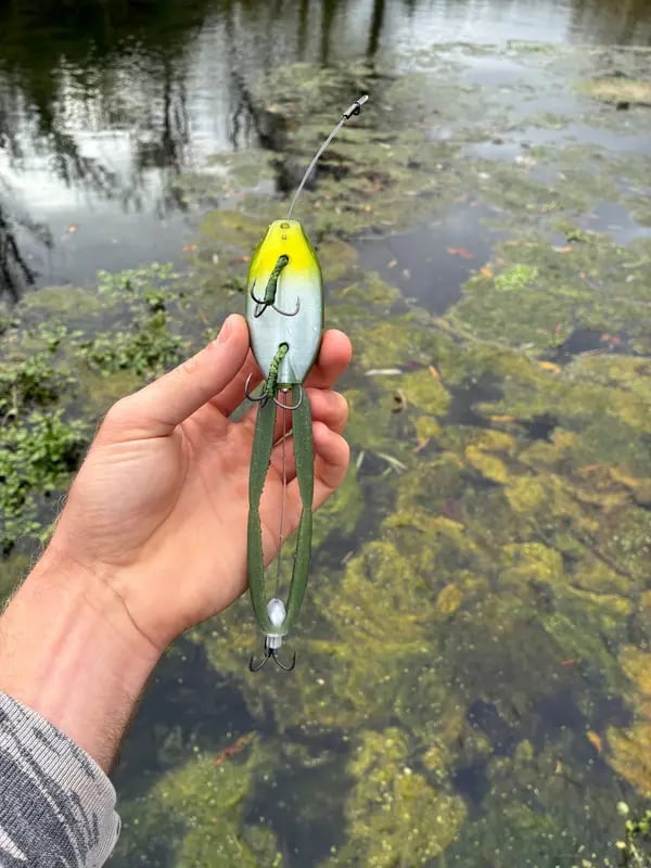 Predator Frog - Topwater Lure Designed for Bass, Pike & Snakehead