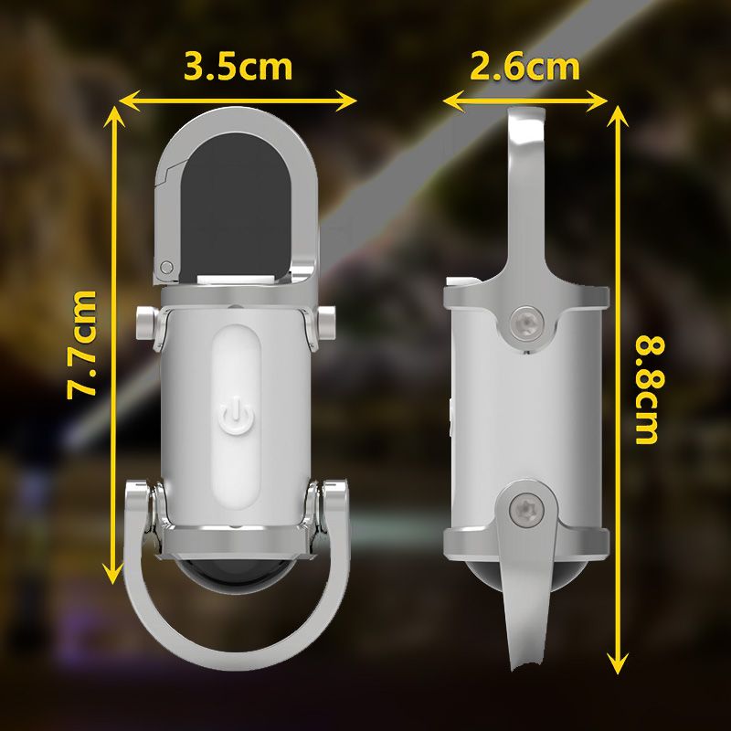 AuraBeam –  Super Bright 1200LM Mini Keychain Flashlight