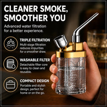 AquaFlow - Premium Metal Water Pipe