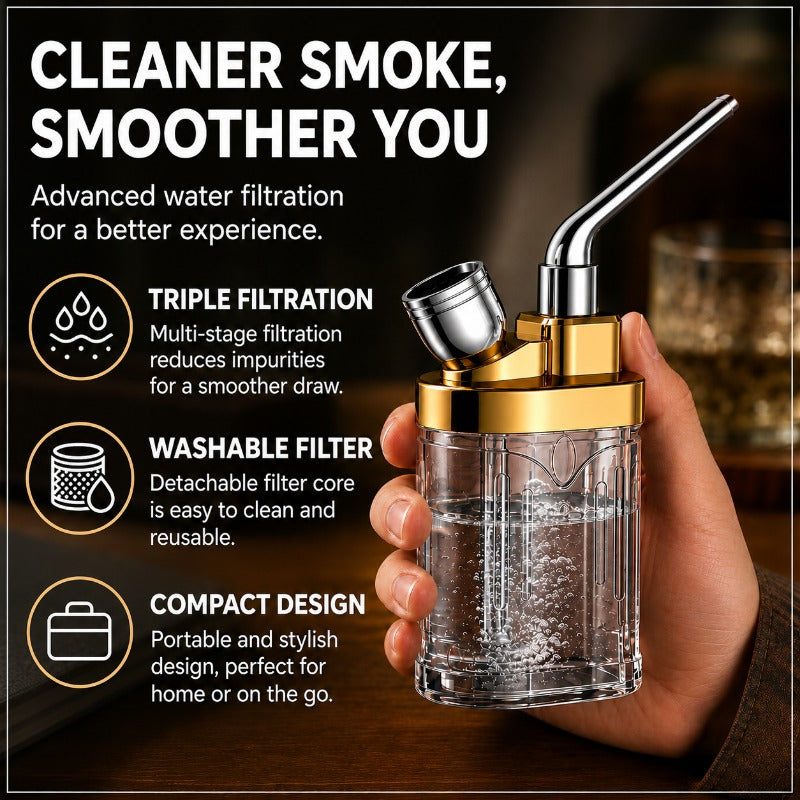 AquaFlow - Premium Metal Water Pipe
