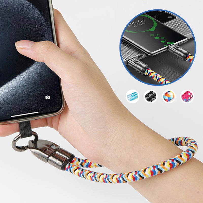 SwiftTether – Fast Charge Data Cable with Phone Lanyard Design