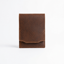 HeritageCraft – Vintage Full-Grain Leather Snap Wallet