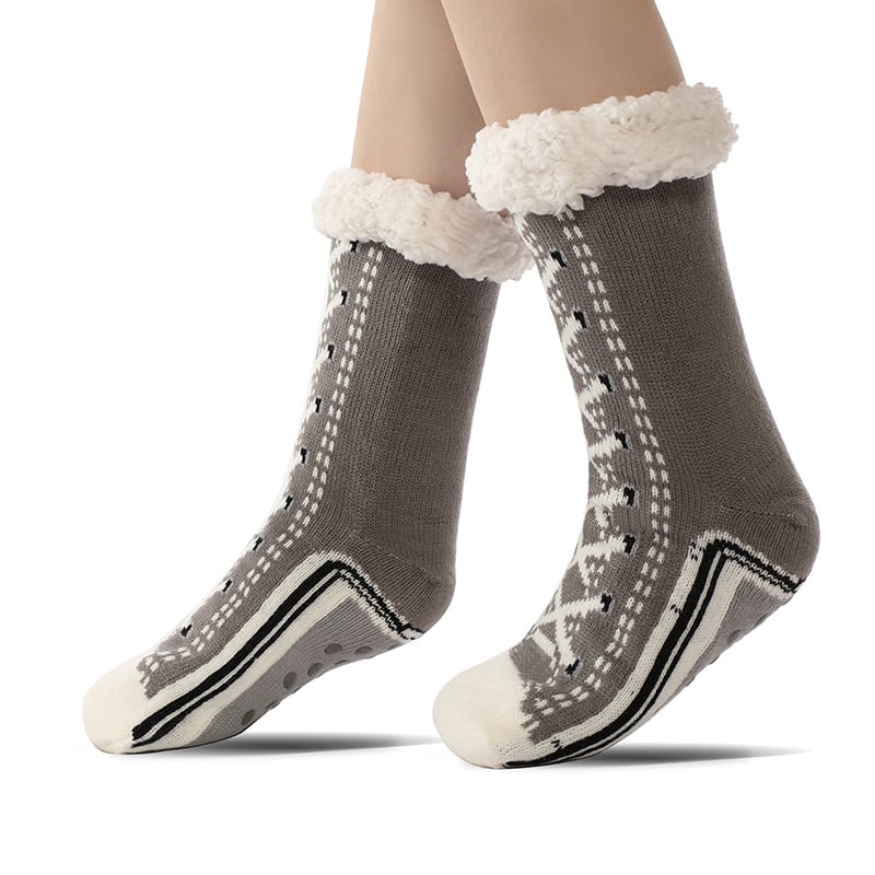 ToastyToes - Non-Slip Fleece Slipper Socks