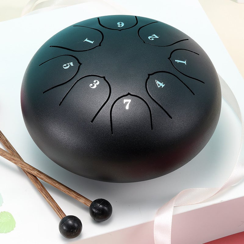 NatureBeat – Outdoor Steel Rain Drum with Finger Picks