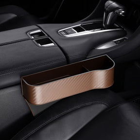 DriveMate – Multi Pocket Leather Car Seat Storage Organizer