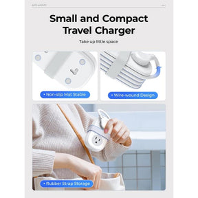 VoltPack – Compact 4-Outlet Power Strip for Travel