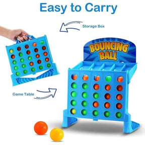 QuickBounce | 4-in-a-Row Skill Challenge Game