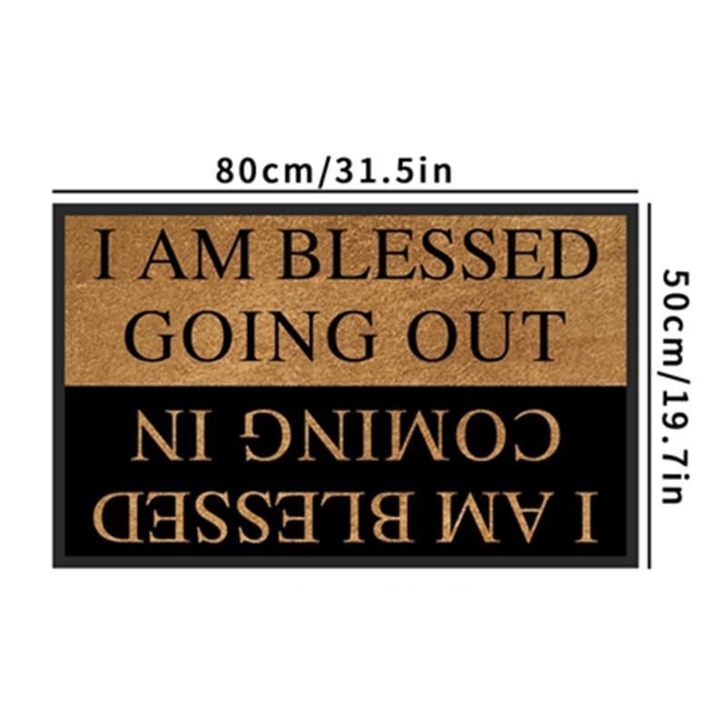 TexturaStep – Stylish Letter Pattern Door Mat