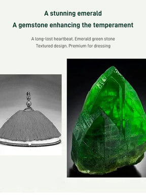 EmeraLuxe – Elegant Green Gemstone Jewelry Collection