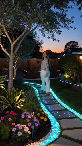 AuraPebble – Glow Garden Stones