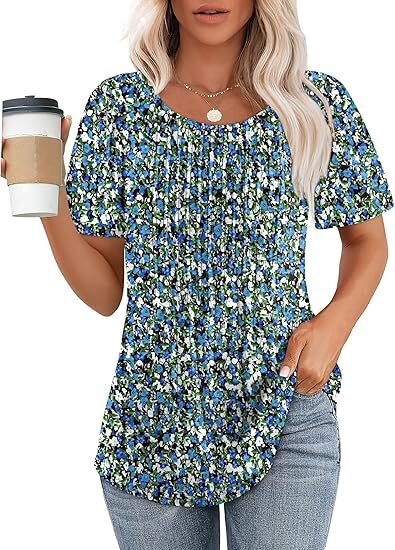 SoftMuse – Casual Dressy Summer Blouse