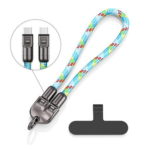 SwiftTether – Fast Charge Data Cable with Phone Lanyard Design