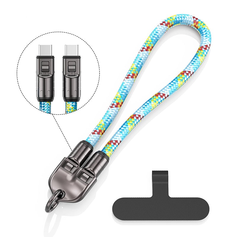 SwiftTether – Fast Charge Data Cable with Phone Lanyard Design