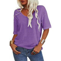 VivaVee – Women's V-Neck Tee for Effortless Style