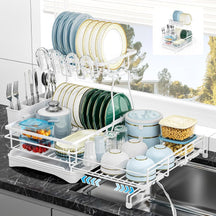 KitchenFlow – Adjustable Dish Drying Storage Rack
