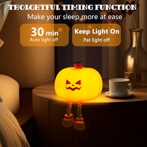 GlowGrin – Mischievous Grinning Pumpkin Night Light