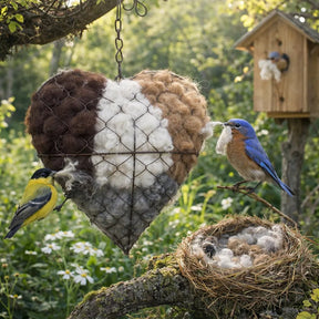 NestingSoul – Eco Handmade Bird Fiber Heart