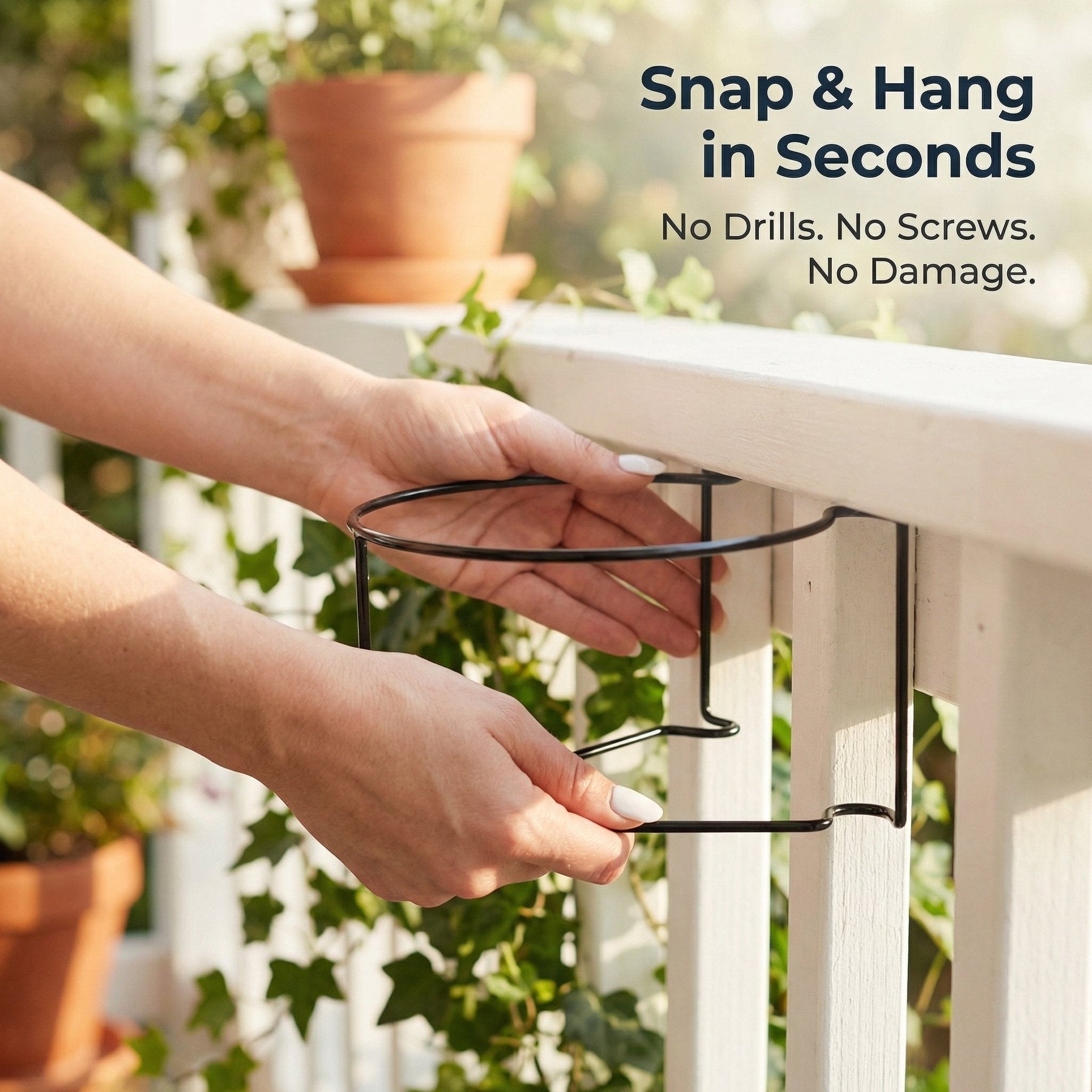 GreenRail – Space-Saving Hanging Planter