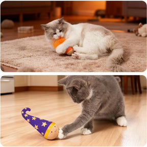 PawWobble – Wooden Wobble Cat Toy