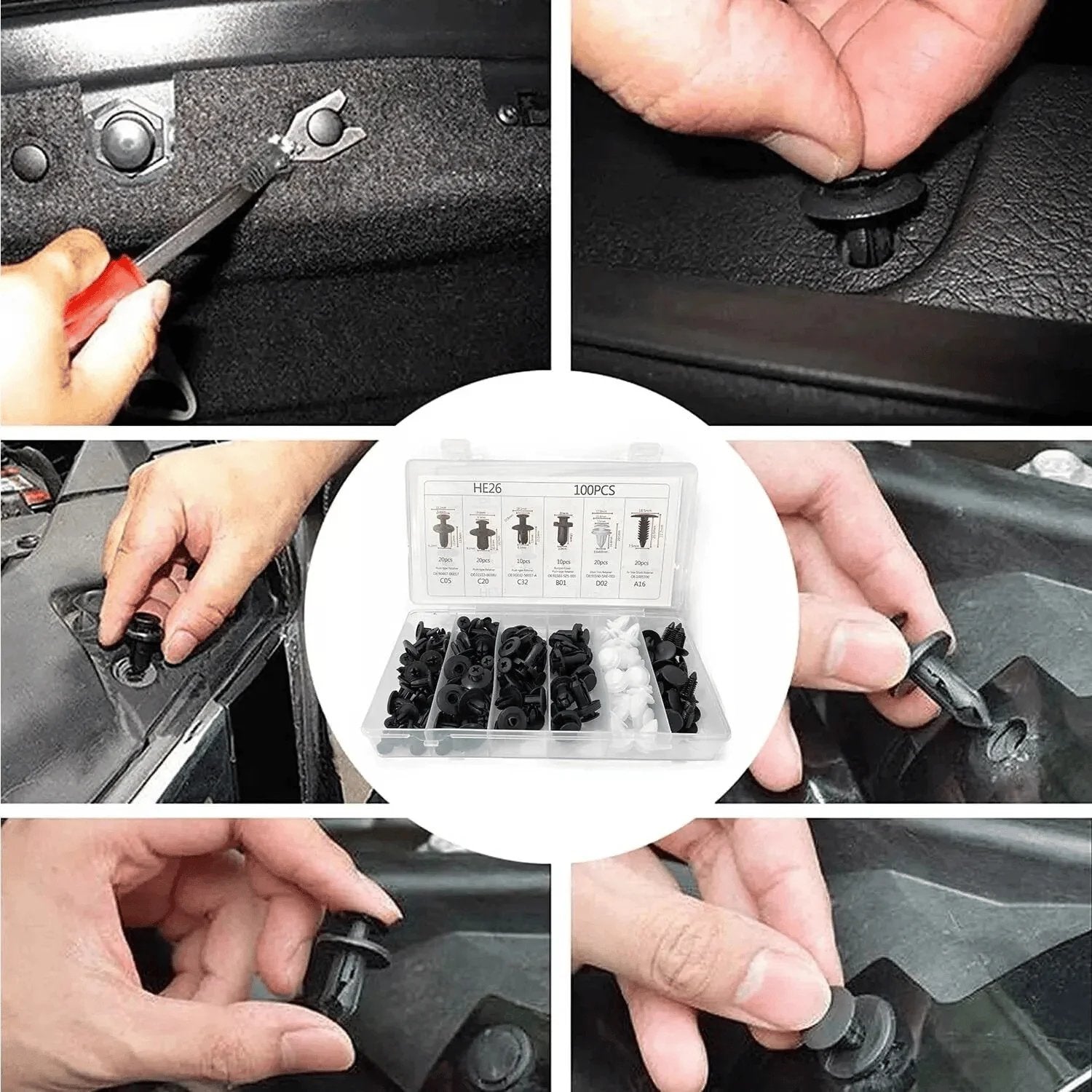 SnapRivet – Auto Clip Kit Universal Fit Repair Set