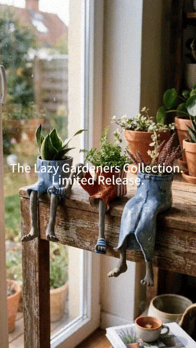 SproutBuddy - Decorative Hanging-Leg Planter
