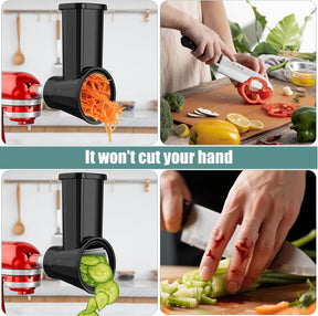 SwiftSlice – Multi-Blade Food Processor Attachment