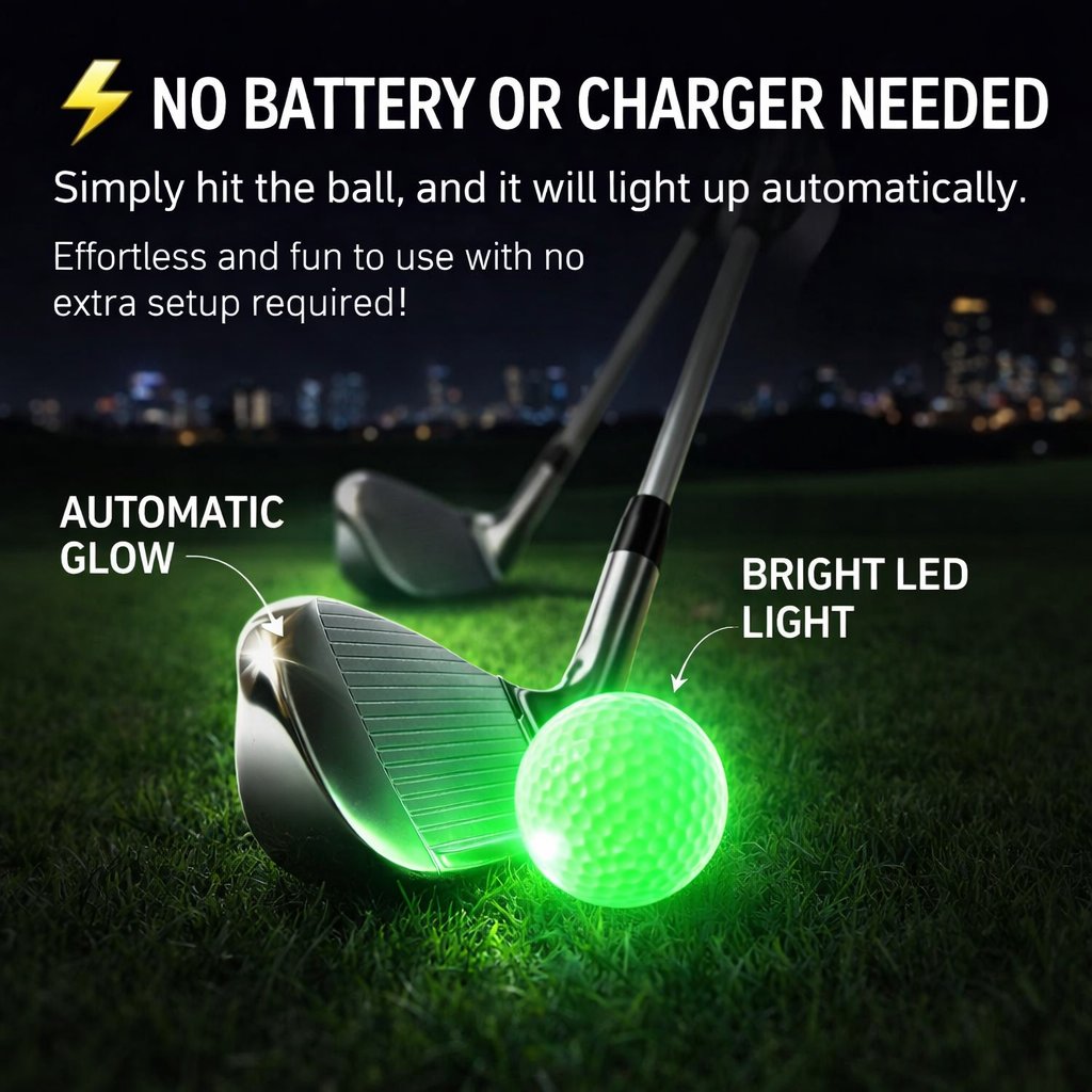 GlowDrive – LED Impact Golf Balls