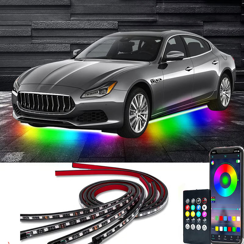 GlowRide – Flexible RGB Underbody LED Strip Lights