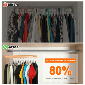 ClipNest – 10-Clip Space Saving Closet Organizer