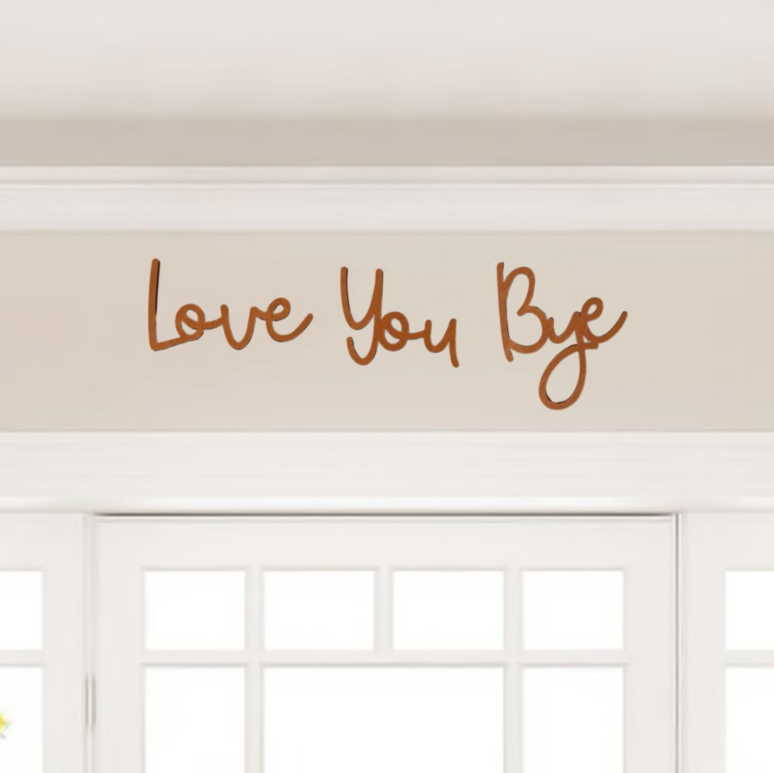 SweetEntry – Family Love You Bye Entryway Wall Decor