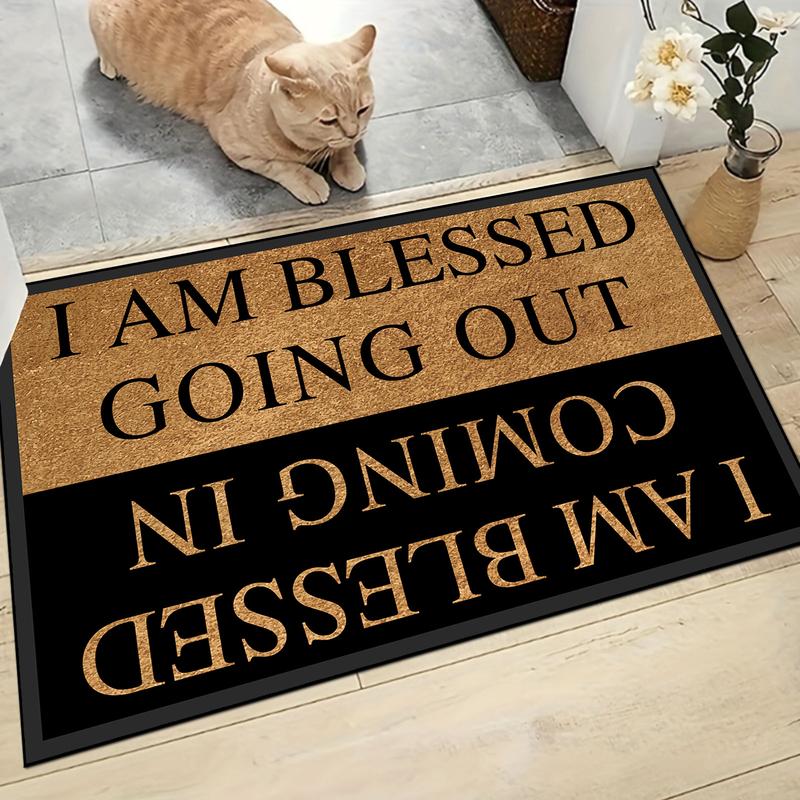 TexturaStep – Stylish Letter Pattern Door Mat