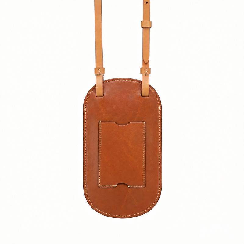 PocketLuxe – Premium Leather Crossbody Phone Bag