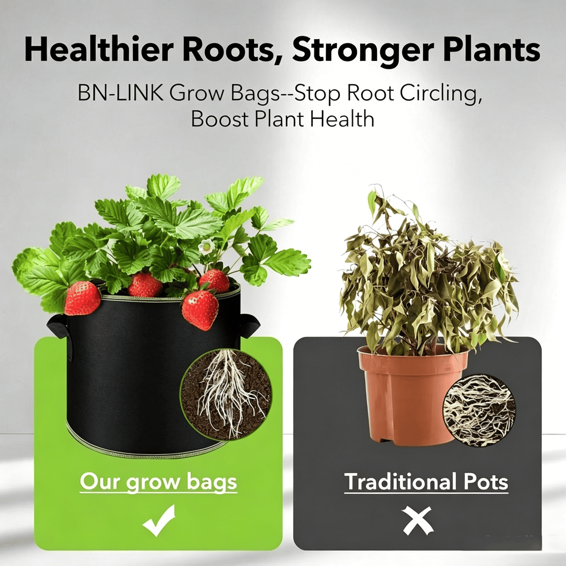 GardenFlow – Reusable Grow Bags for Healthy Roots