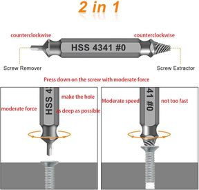 FixGrip – Stripped Screw Remover 6PCS Extractor Set
