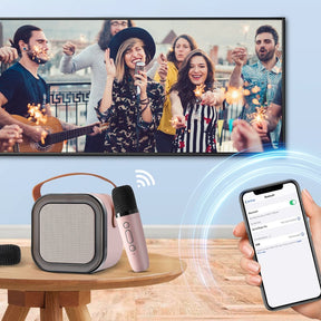 BeatVox – Mini Karaoke Speaker with Mics