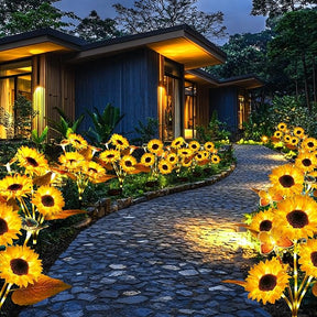 GlowPetal – Solar Sunflower Outdoor Garden Lights