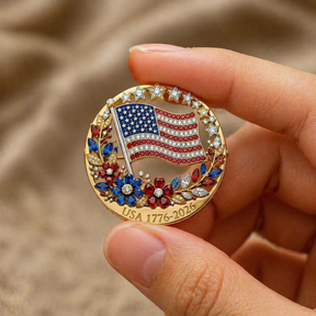 FreedomMark – Patriotic Anniversary Brooch