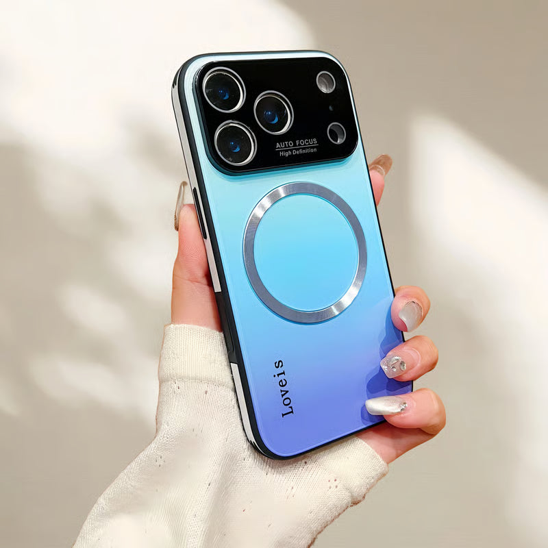 VistaVibe – Aesthetic Gradient Glass Armor Case