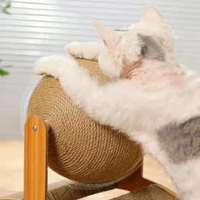 ClawSphere – Cat Scratching Ball Stand Toy