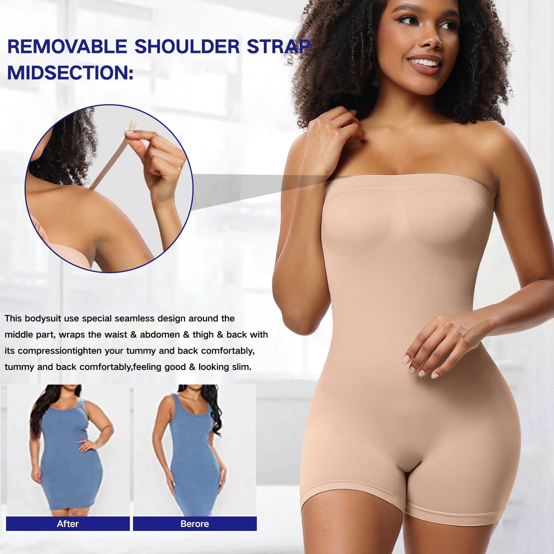 FlawlessForm - Strapless Sculpt Bodysuit