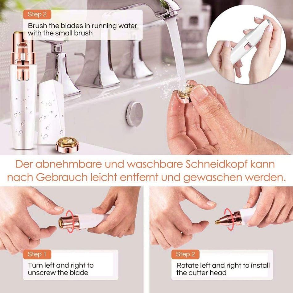 SilkShave Pro – 2-in-1 Facial & Eyebrow Trimmer