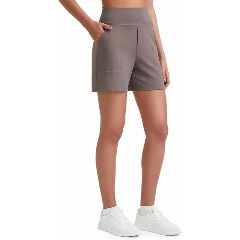 FitAura – Women’s High-Waisted Sport Shorts
