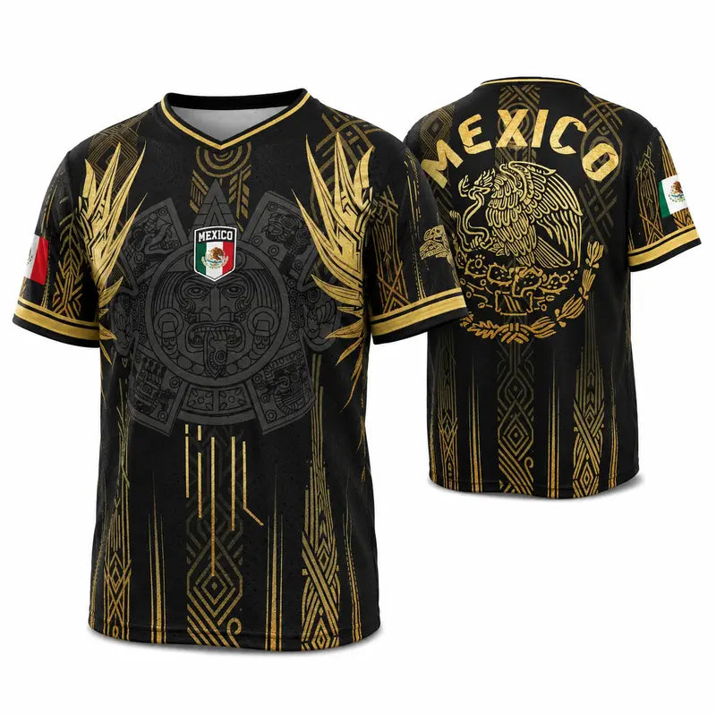 GoldStrike – Mexico Inspired Performance Fan Jersey