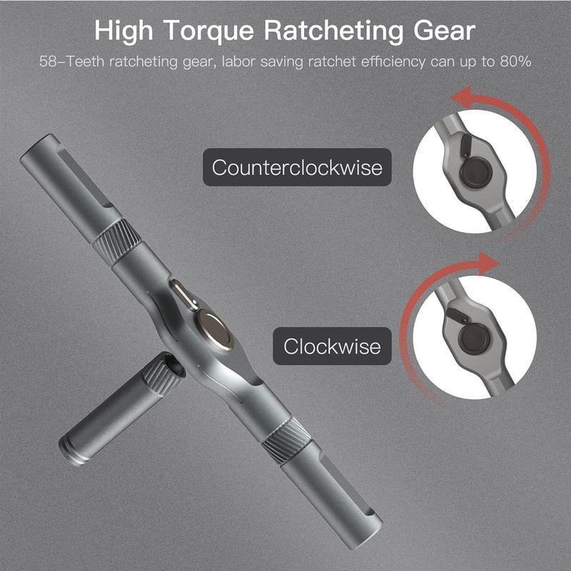 Tactix - Multi-Function Ratcheting Screwdriver for Home & Work