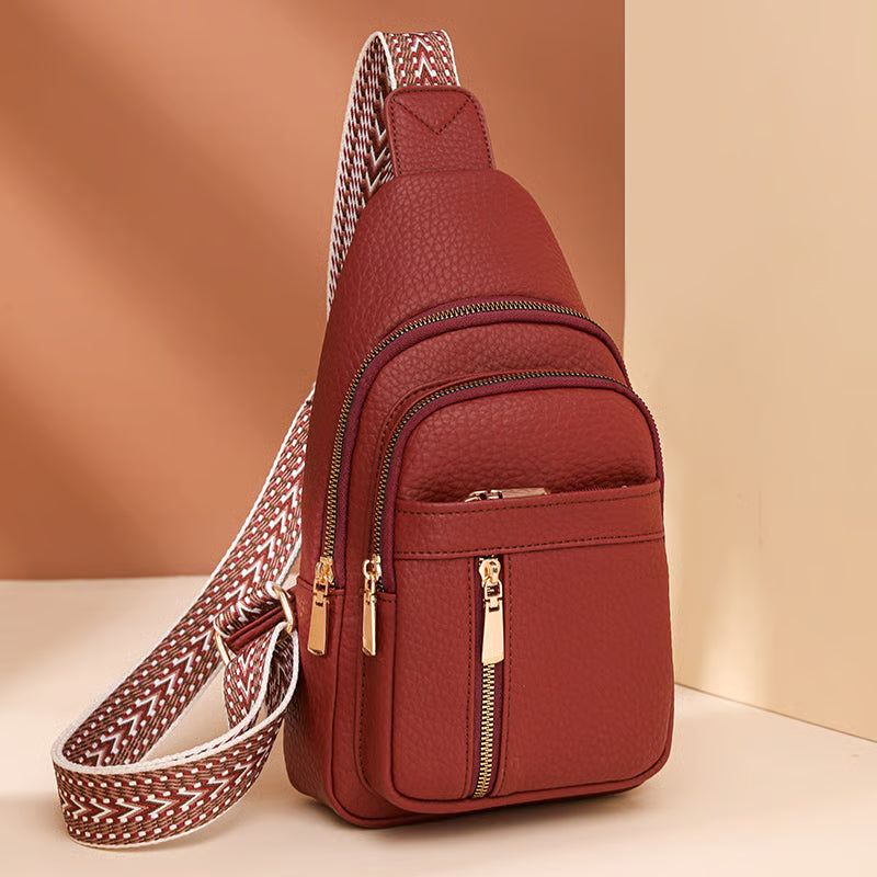 LuxeCarry – Minimalist Solid Color Crossbody Bag