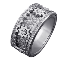 Zigzag - Sliding Ring Modern Statement Style